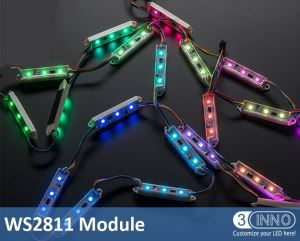 RGB светодиодные пиксель модуль Рождество модуль света IP65 светодиодный модуль 12V светодиодный модуль пиксель модуль света WS2811 пикселей модуль Pixel RGB модуль светодиодные пиксель 4.5W светодиодный модуль IP65 модуль